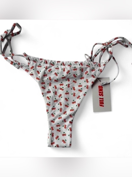 Full Send Other - Sz M Full Send String Cherry Print Bikini Bottom